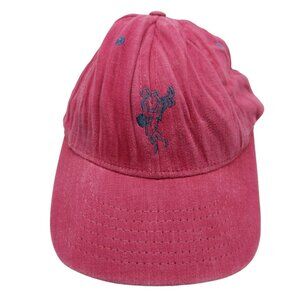 Ashworth Adjustable brown Strap Hat Cap Red